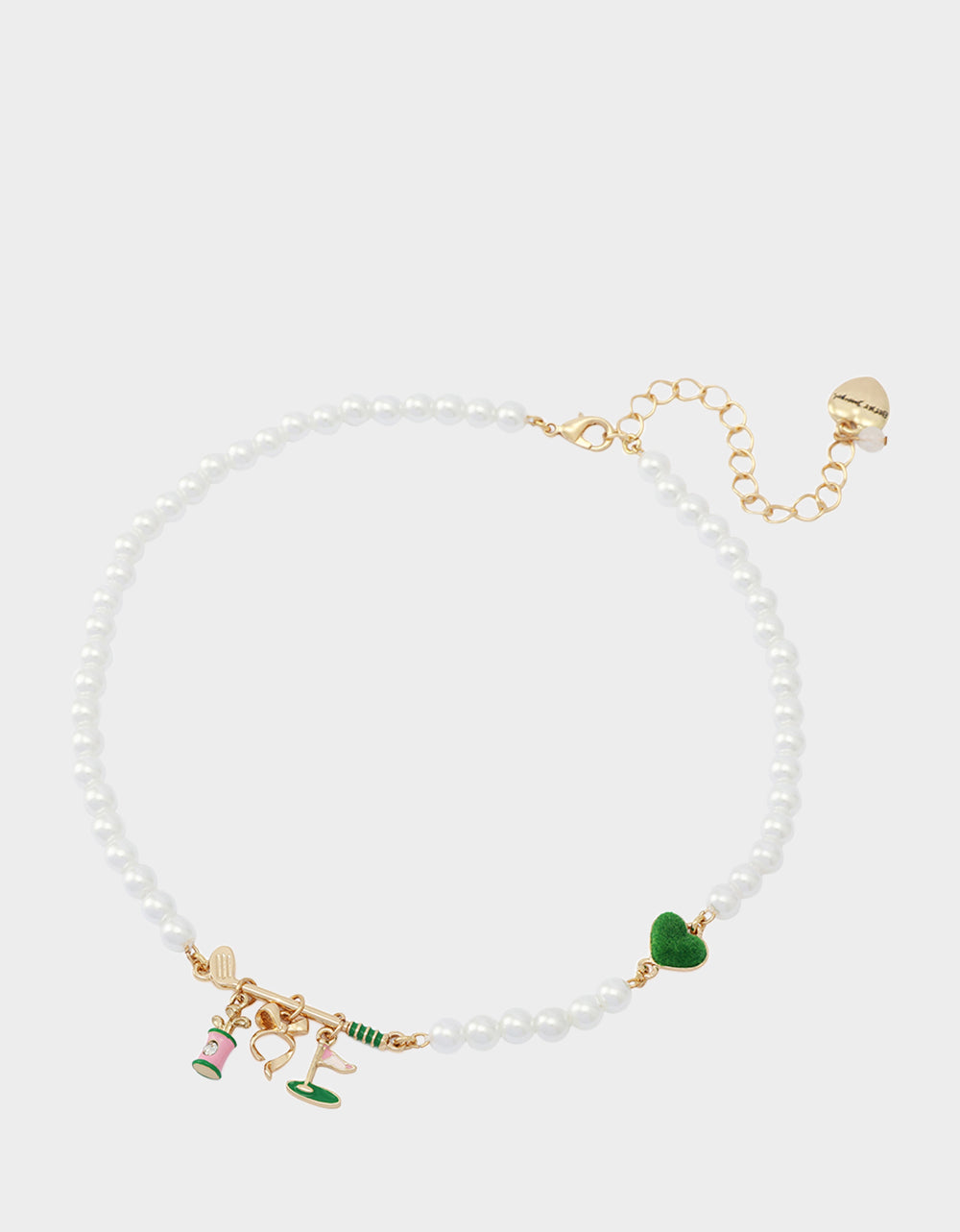 GOLF FRONTAL NECKLACE GREEN - Image 2