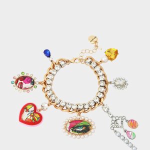 ART CAMPAIGN CHARM BRACELET MULTI