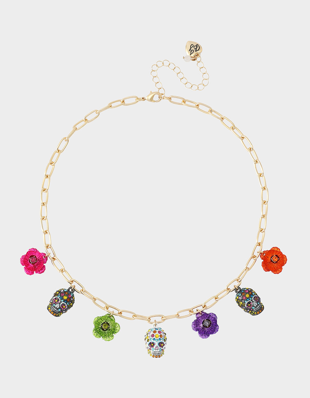 SKULL STATION NECKLACE MULTI