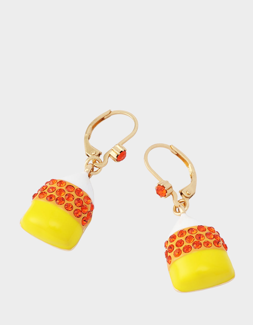 CANDY CORN LEVERBACK EARRING ORANGE - Image 3