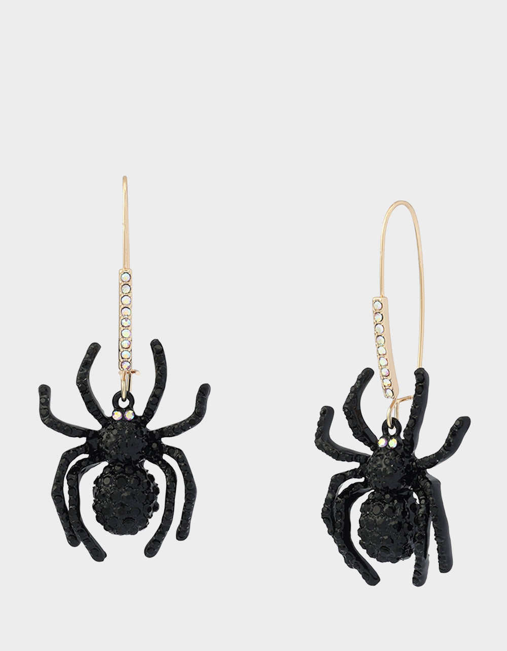 SPIDER SHEPHERD HOOK EARRING BLACK