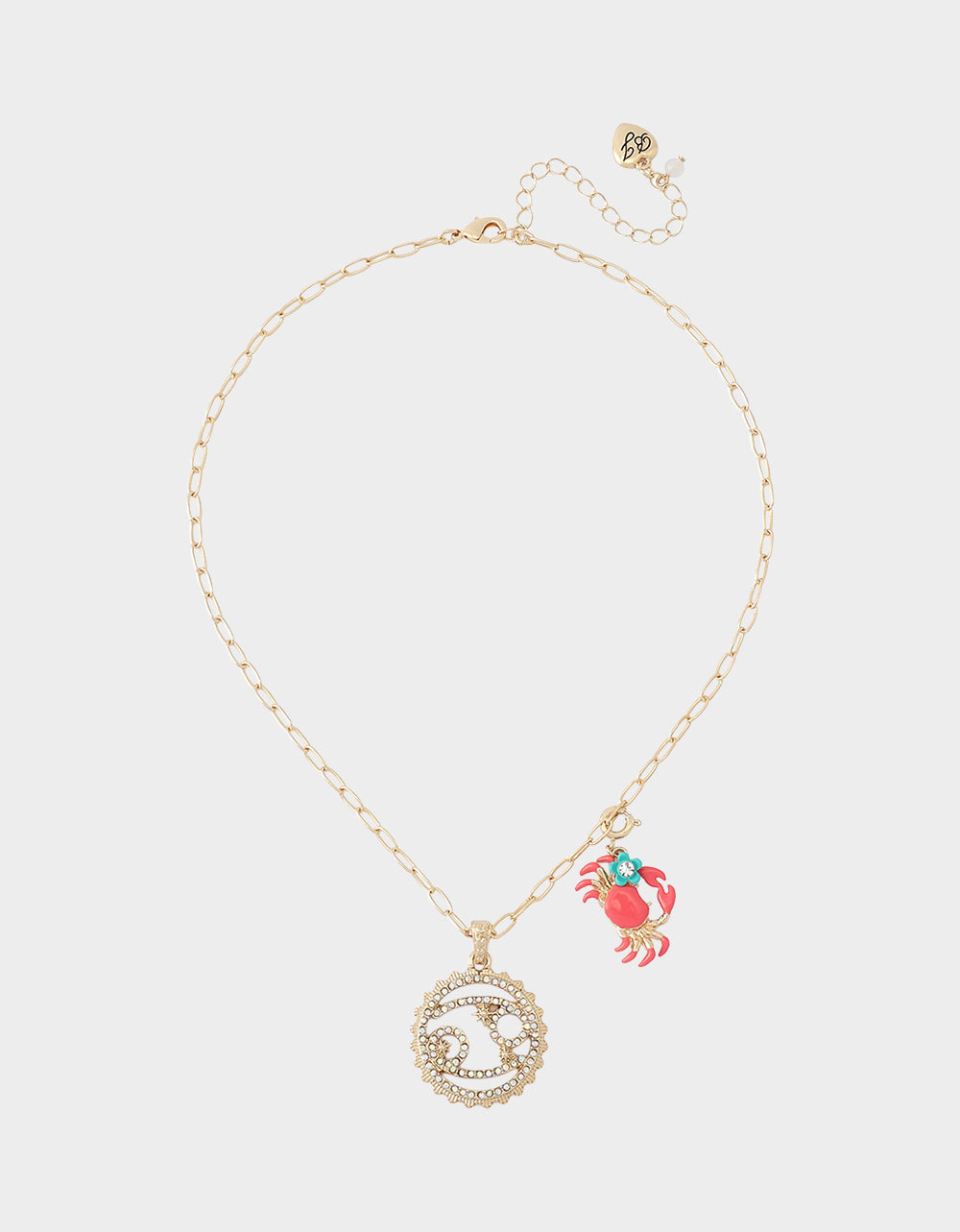 CANCER CHARM PENDANT CORAL - Image 5