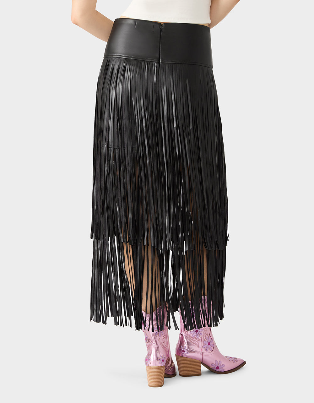 MIDNIGHT RODEO SKIRT BLACK - Image 4