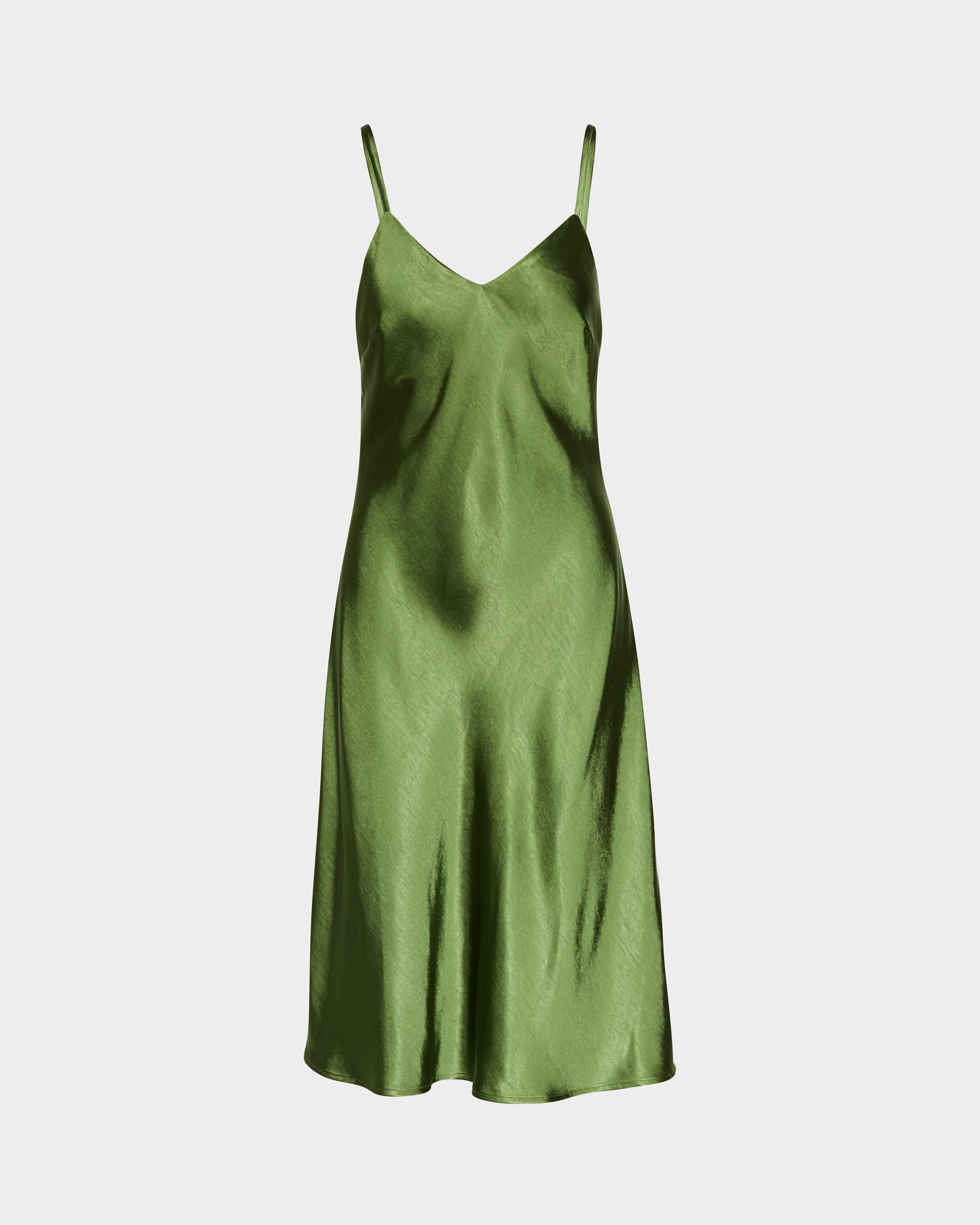 TRUE SLIP DRESS GREEN - Image 2