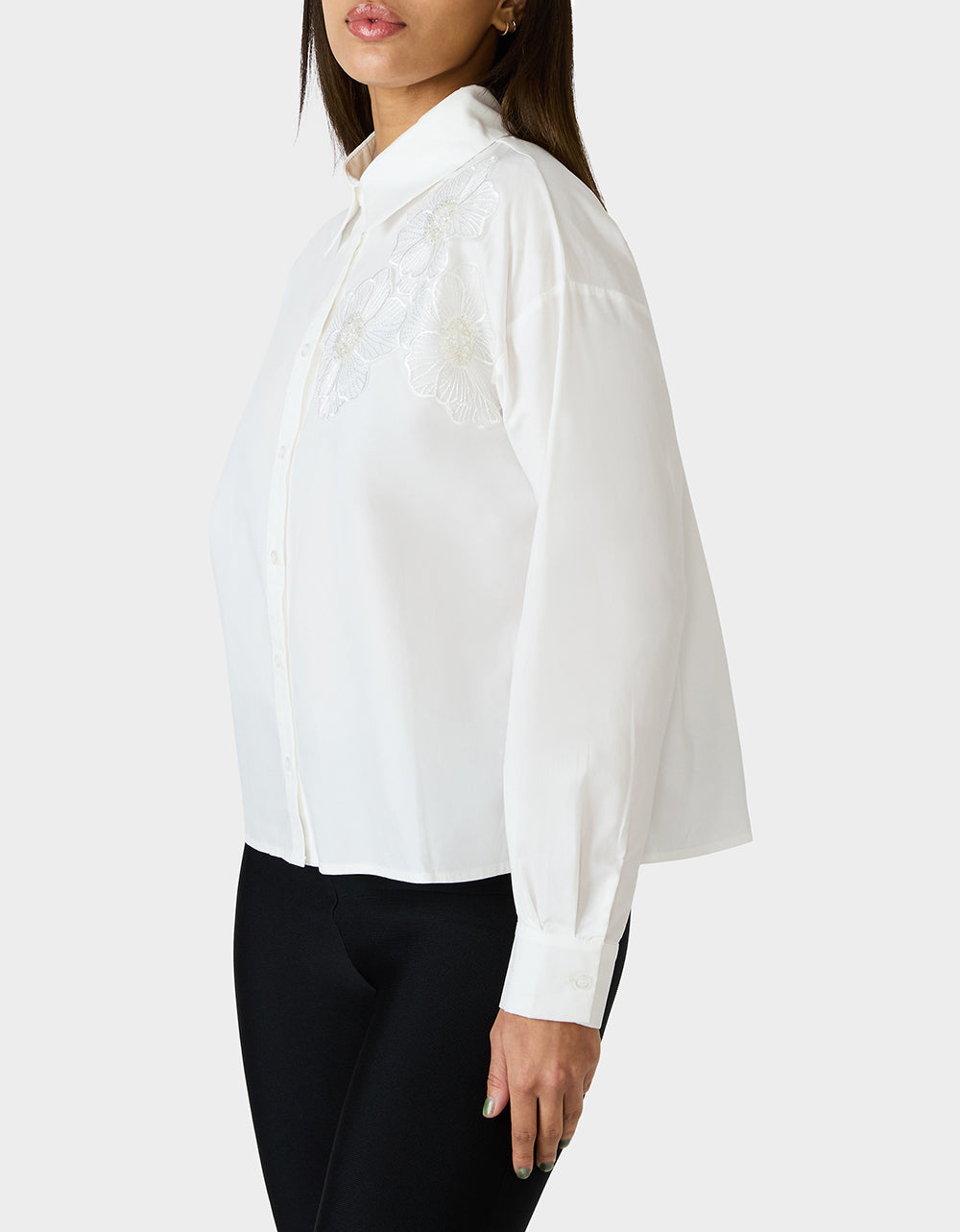BETSEY BLOOM SHIRT OFF WHITE - Image 5