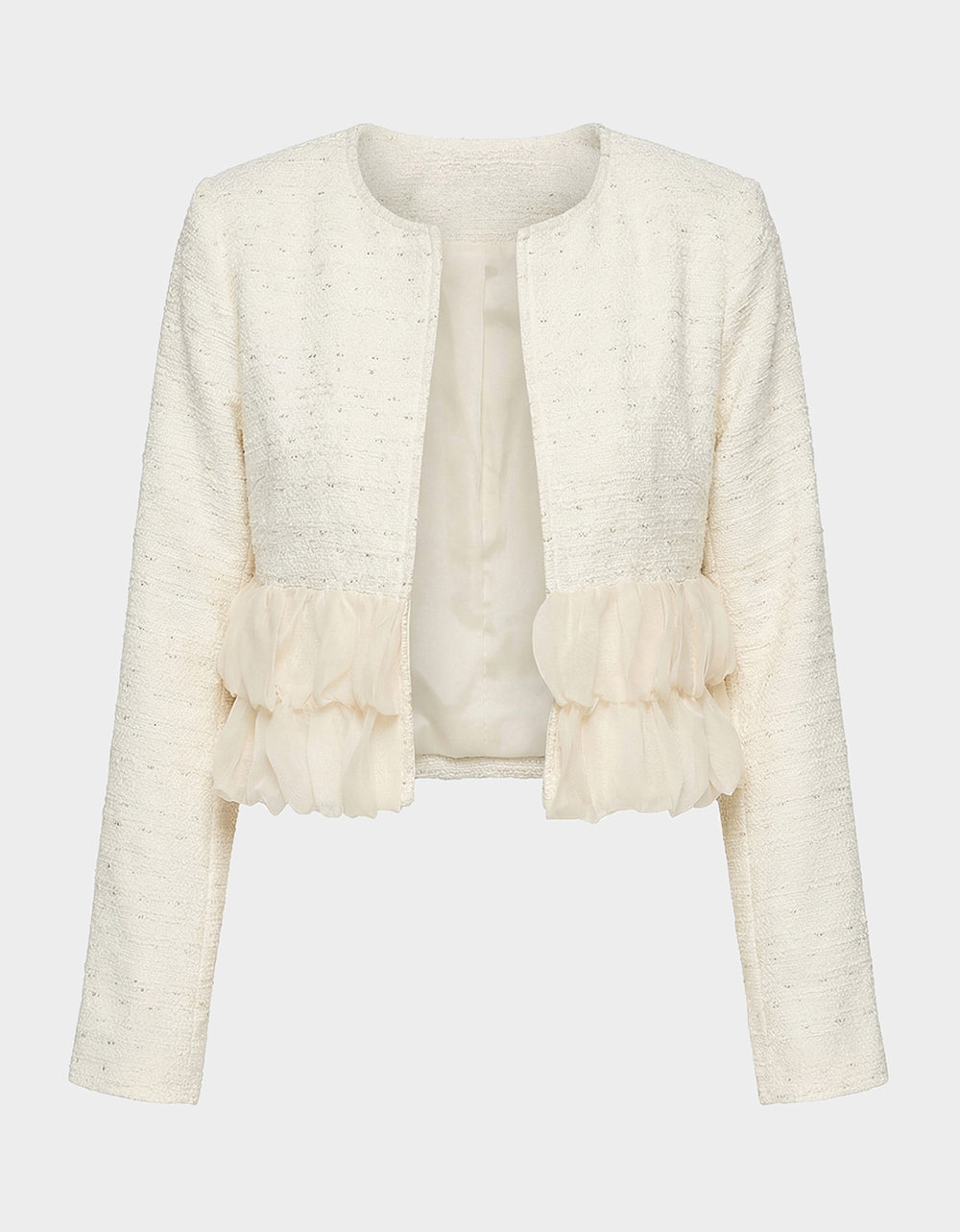 RUFFLE SOCIETY BLAZER CREAM - Image 2