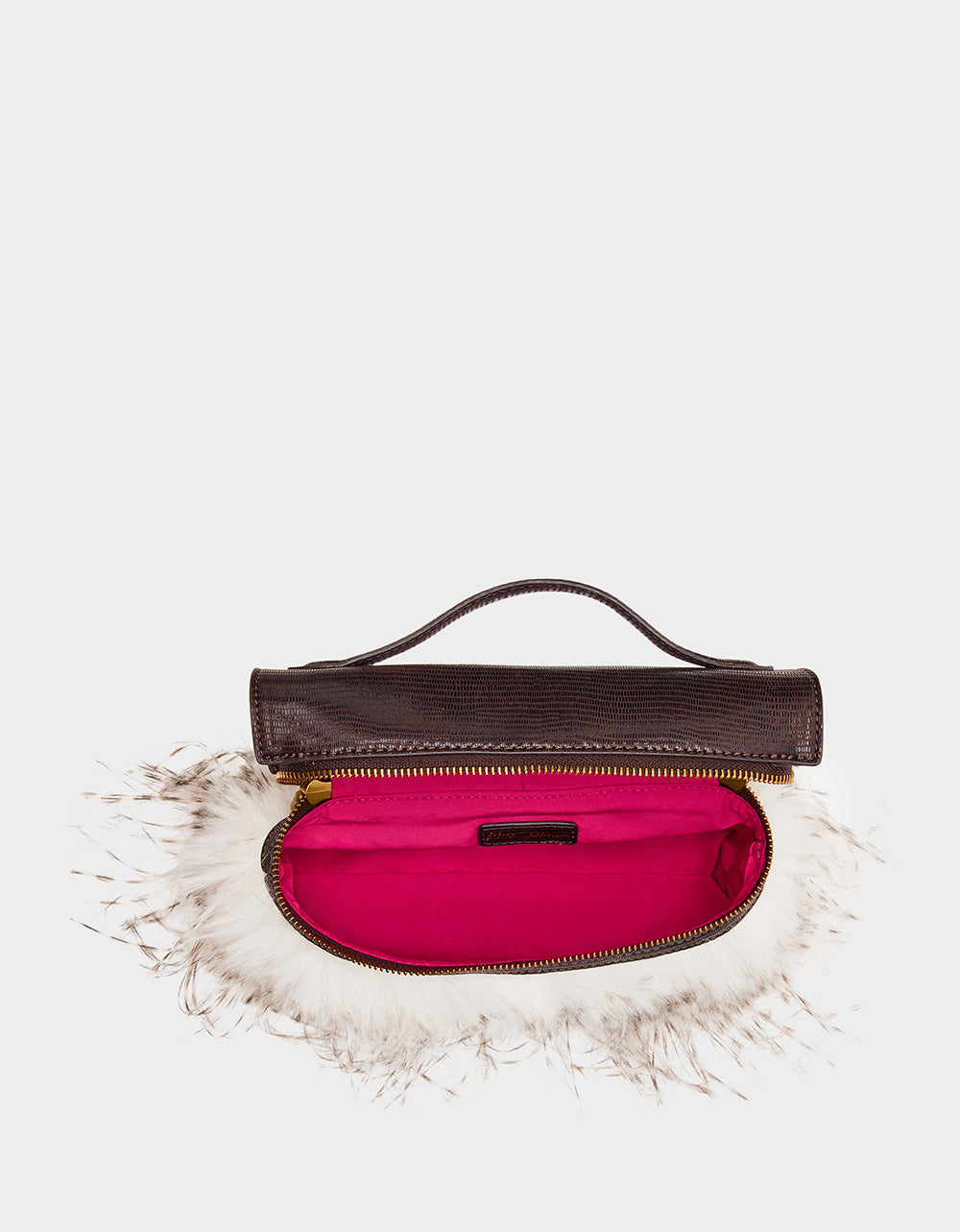 FAUX FUR VANITY CROSSBODY OFF WHITE - Image 6