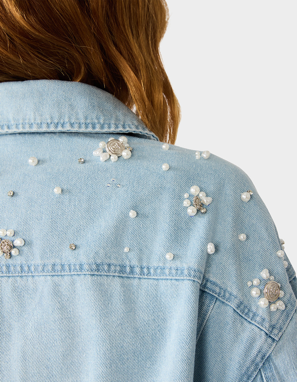 PEARL POWER JACKET DENIM - Image 6
