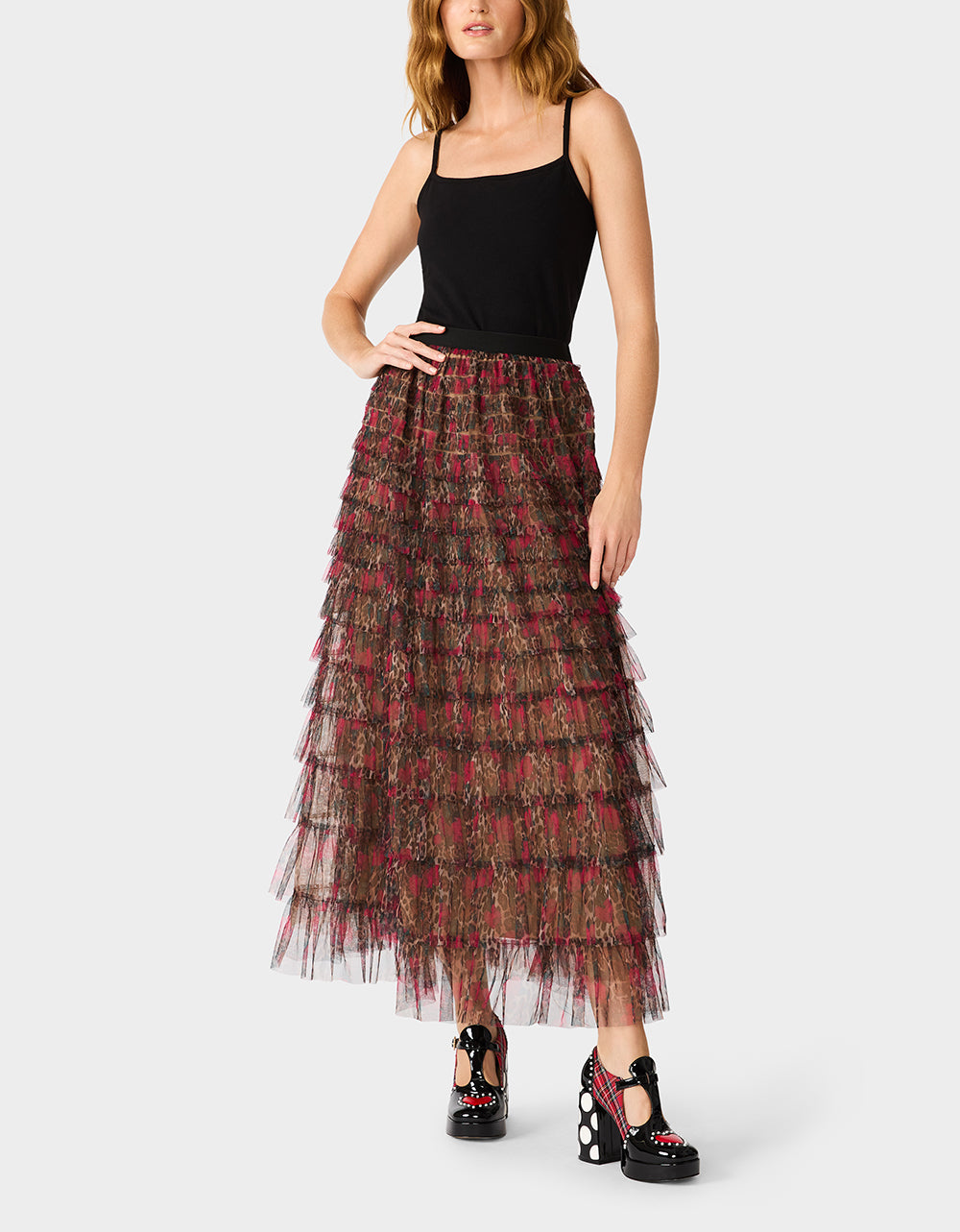 LOVELY LAYERS SKIRT LEOPARD ROSE - Image 6