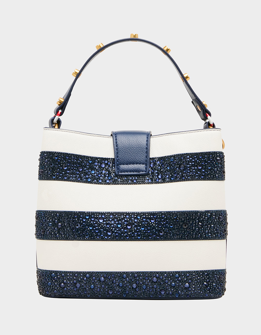 AHOY. GORGEOUS RHINESTONE STRIPE NAVY MULTI - Image 5