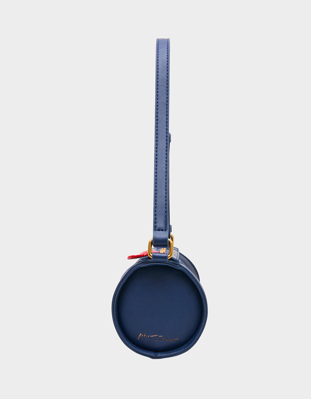 PINCH MOI SMALL MESH BARREL NAVY - Image 3