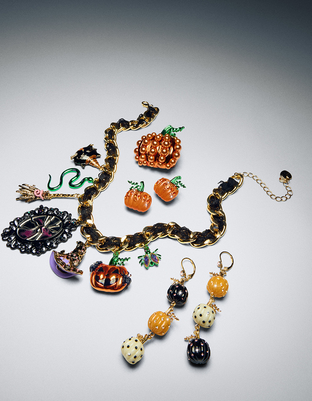 PUMPKIN LINEAR EARRING MULTI - Image 2